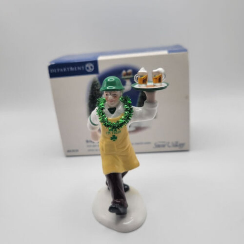 Department 56 Irish  Cheer Snow Village Collection